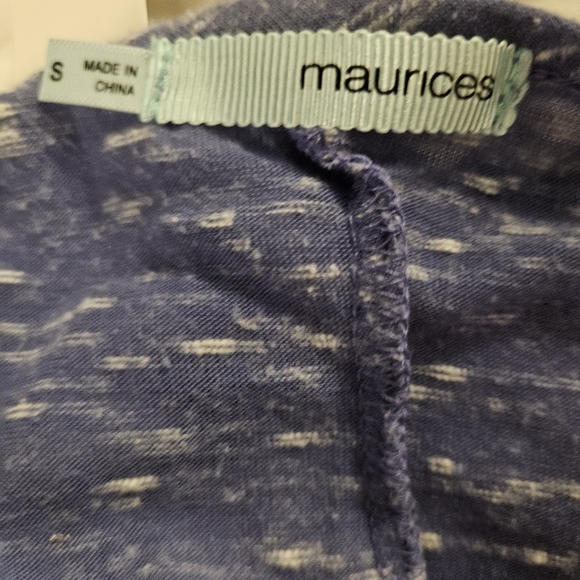 Purple Lace Back Maurices Sz S - Picture 2 of 6